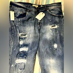 Evolution in design blue demin jeans size 48/33
